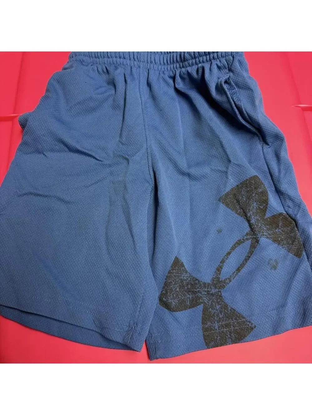 Under Armour Kid's Cream and Tan Shorts